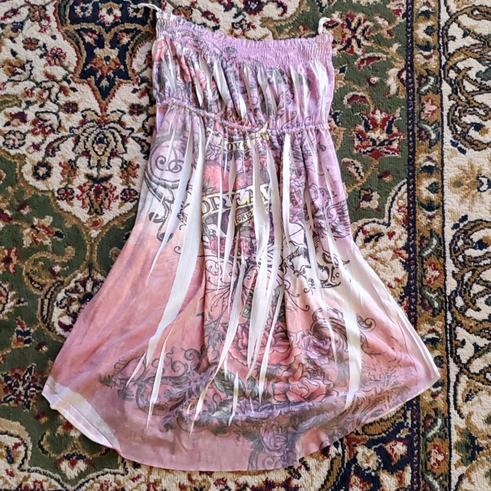Press Apparel Strapless Dress, Sz S